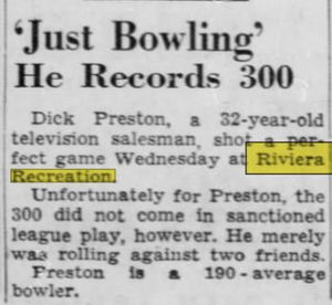 Riviera Recreation - Jan 1955 Article (newer photo)
